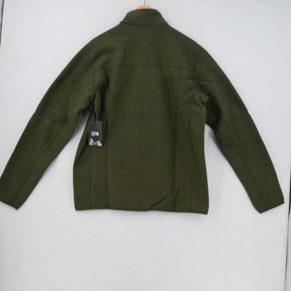 NEW Mountain Hardwear Men's Medium Explore Fleece Jacket, Surplus Green - Picture 14 of 16